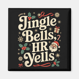 Vintage sarkastischer Retro-HR-Verstoß Weihnachten Magnet