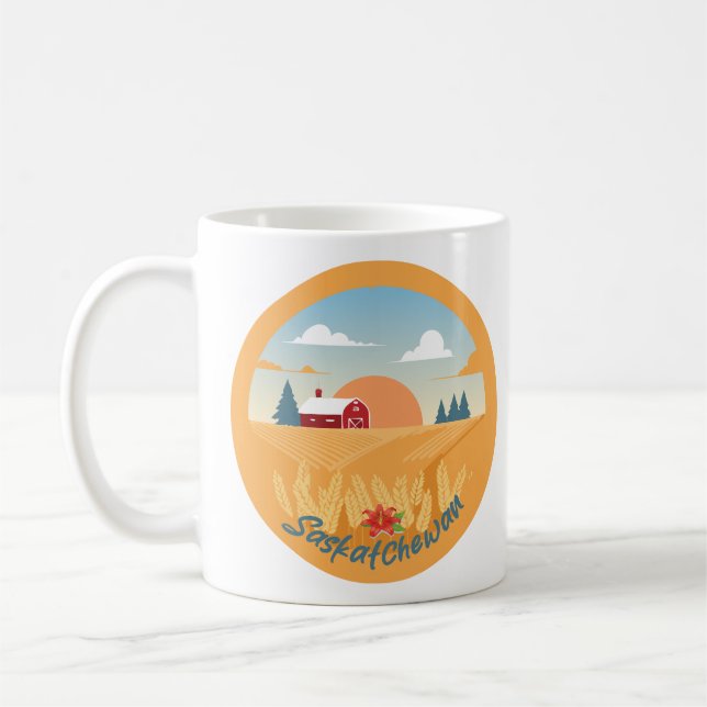 Vintage Saskatchewan Kaffeetasse (Links)