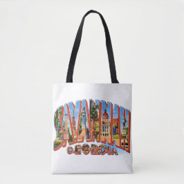 Vintage Savannah Georgia-Schultertasche Tasche