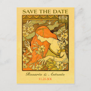 Vintage Save the Date Postkarten
