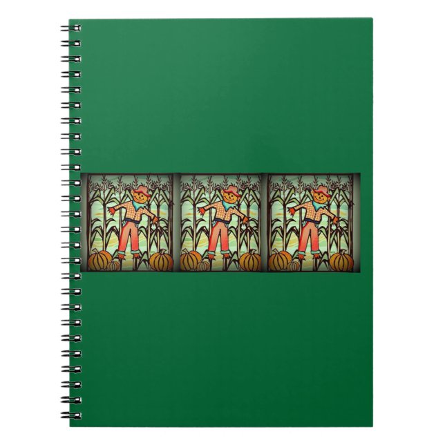 Vintage Scarecrow Notizblock (Vorderseite)