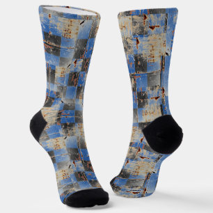 Vintage Schachbrett Socken Schau in jeder Farbe! H