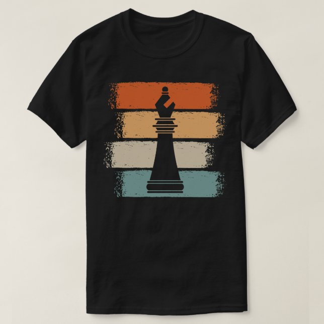Vintage Schachpartien Retro 2 T-Shirt (Design vorne)