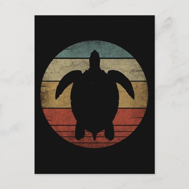 VINTAGE SCHALTFLÄCHE POSTKARTE (Vorderseite)