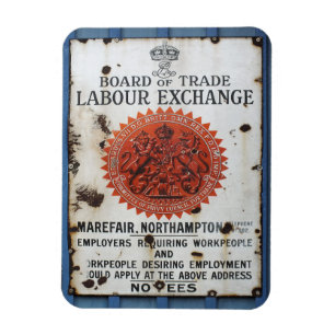 VINTAGE SCHILD MAGNET
