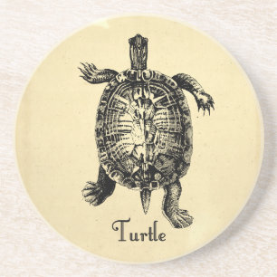 VINTAGE SCHILDKRÖTE GETRÄNKEUNTERSETZER