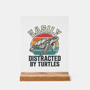 Vintage-Schildkrötenliebhaber leicht von Schildkrö Acrylschild
