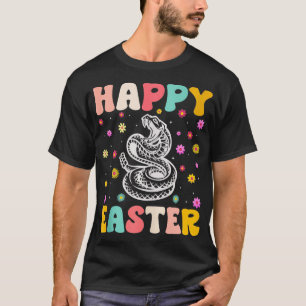 Vintage Schlange Grafische Ostertanzfläche T-Shirt