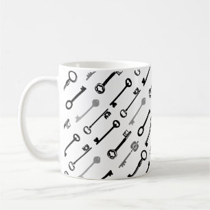 Vintage-Schlüssel-Mug Kaffeetasse