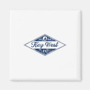 Vintage Schlüssel West Florida Keys etabliert 1828 Magnet