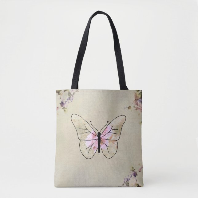 Vintage Schmetterling Tasche (Vorderseite)