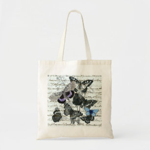 Vintage Schmetterlinge Austen Taschen-Tasche Tragetasche
