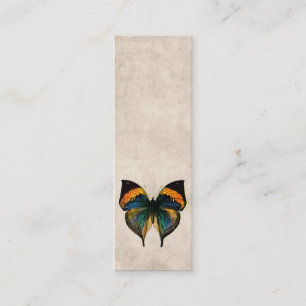 Vintage Schmetterlinge der Mini Visitenkarte