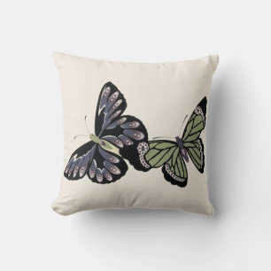 Vintage Schmetterlinge Kissen