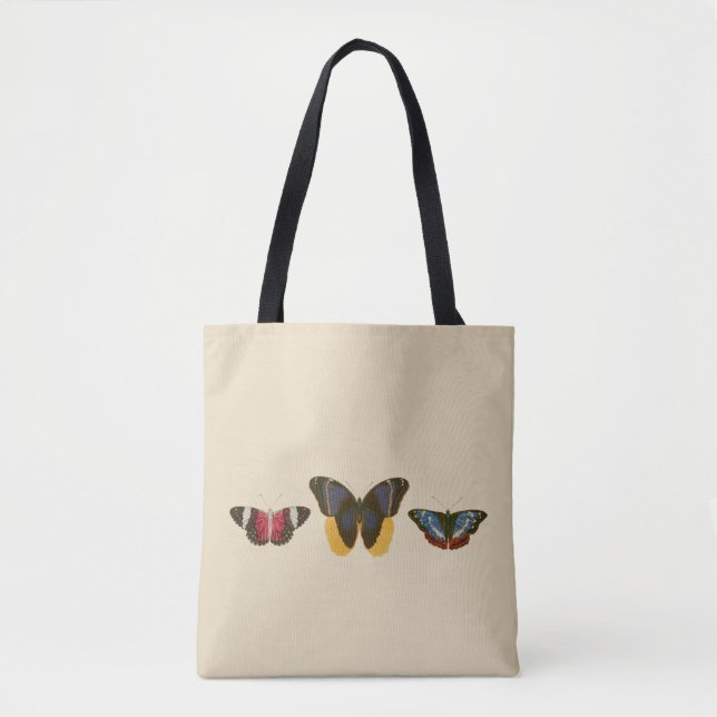 Vintage Schmetterlinge Tasche (Vorderseite)