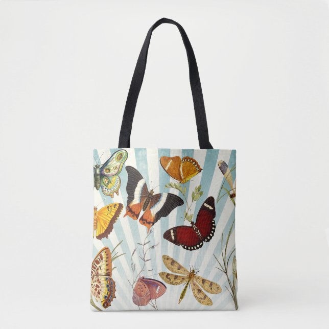 Vintage Schmetterlingssammlung Tasche (Vorderseite)