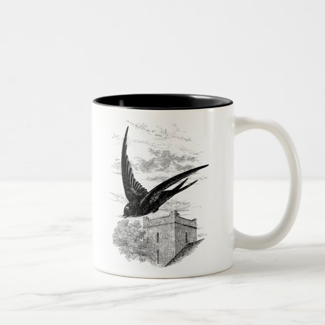 Vintage schnelle zweifarbige tasse (Rechts)