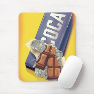 Vintage Schokolade Bar kommerziell Mousepad