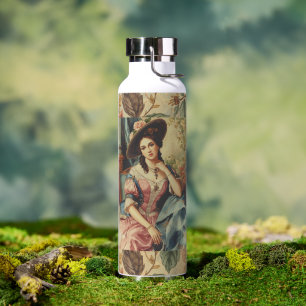 Vintage, schöne Adlige aus der Vergangenheit, Klas Trinkflasche