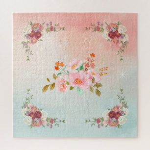 Vintage schöne Blume, Blühend Kunstwerk