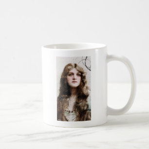 Vintage-Schönheit-Frauen-Collage Kaffeetasse
