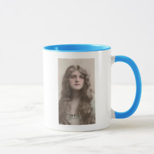 Vintage Schönheit Tasse