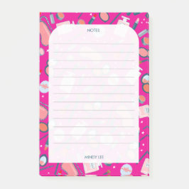 Vintage Schönheitskosmetik macht Künstler individu Post-it Klebezettel