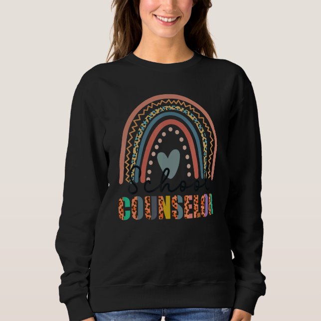 Vintage School Guidance Counselor Appreciation Bac Sweatshirt (Vorderseite)