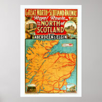 Vintage schottische Eisenbahn