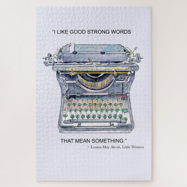 Vintage Schreibmaschine (Vertikal)