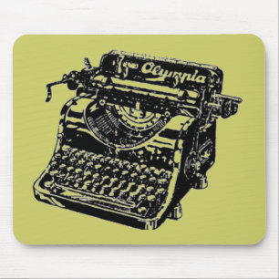 Vintage Schreibmaschine Mousepad