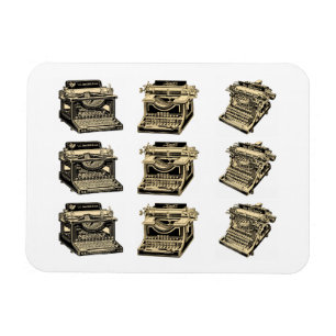 Vintage Schreibmaschinen Magnet