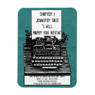 Vintage-Schreibmaschinen-Magnet Magnet