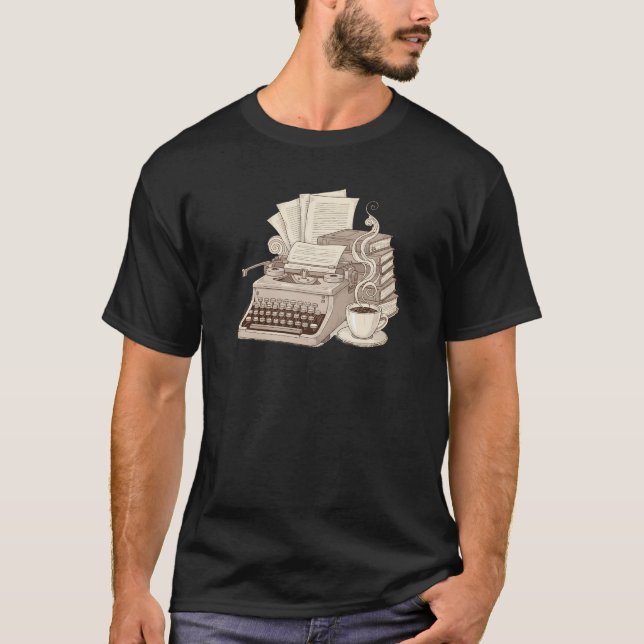 Vintage Schreibschrift | Schreibtisch T-Shirt (Vorderseite)