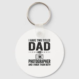 Vintage-Schrift-Daddy-Fotograf-Shirt Design_1 Schlüsselanhänger