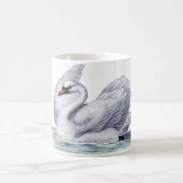 Vintage Schwan-Kaffee-Tasse Kaffeetasse