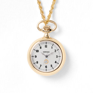 Vintage Schwarz/Weiß Armbanduhr