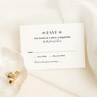 Vintage Schwarz-Weiß-Art-Déco-Hochzeit