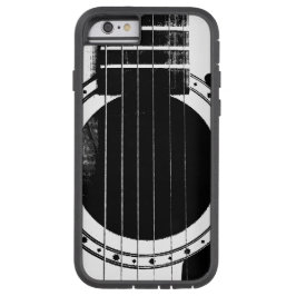 Vintage Schwarz-Weiß-Gitarre Case-Mate iPhone Hülle