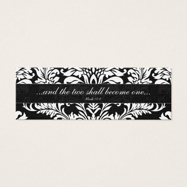 Vintage Schwarze Damaskus-Hochzeitstags (Vorderseite)