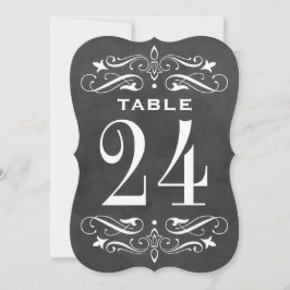 Vintage Schwarze Halbpension Blühend Hochzeit Einladung