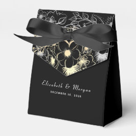 Vintage Schwarze Hochzeit Geschenkschachtel