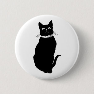 Vintage Schwarzkatze Button