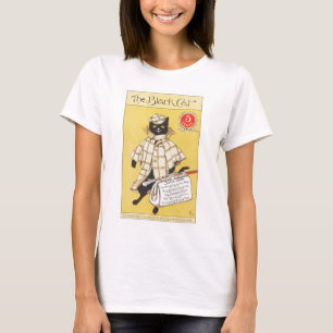 Vintage Schwarzkatzen-Magazincover aus der viktori T-Shirt