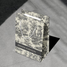 Vintage Schwarzweißtoilette