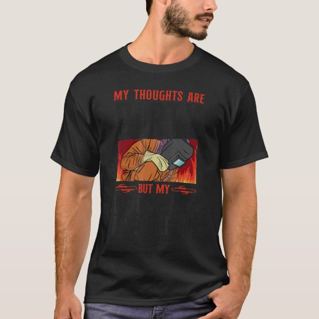 Vintage Schweißgedanken sind dreckig, aber ich T-Shirt (Vorderseite)