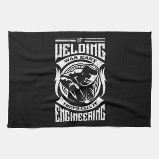 Vintage Schweißschweisser Geschirrtuch