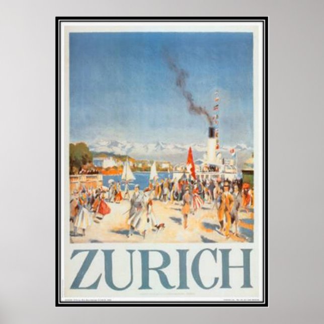 Vintage Schweiz - Poster (Vorne)