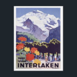 Vintage Schweiz - Postkarte<br><div class="desc">Die Schweiz, offiziell die Schweizerische Eidgenossenschaft, ist eine bundesstaatliche Republik, die aus 26 Kantonen besteht, mit Bern als Sitz der bundesstaatlichen Behörden. Das Land liegt im Western Europa, wo es im Norden von Deutschland, im Westen von Frankreich, im Süden von Italien und im Osten von Österreich und Liechtenstein begrenzt wird....</div>