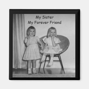 Vintage-Schwester-Magnet Magnet